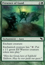 1x Presence of Gond NM, English MTG Shadowmoor