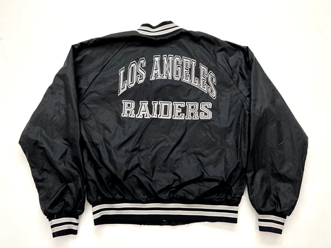 Vintage Raiders Jacket Chalk Line Los Angeles Size XL Made in USA Cover