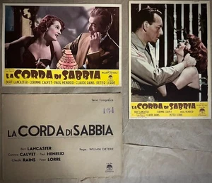 El Cuerda Por SABBIA-2 Lobby Card Originales Fotobuste-Corinne Calvet, - Imagen 1 de 1