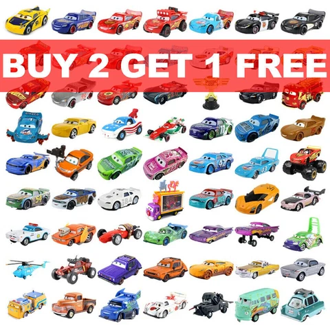 Disney Pixar Cars Metal Lightning McQueen 1:55 Diecast Model Car Toys Party Gift Cover