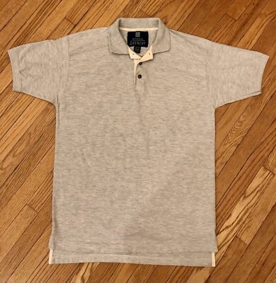 Polo de golf gris manga corta Givenchy Activewear vintage años 90 para mujer talla XL Foto 1 de 4