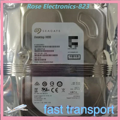 Seagate ST3000DM001 Barracuda 3TB,Internal,7200 RPM,3.5 inch Hard Drive NEW - Image 1 of 2