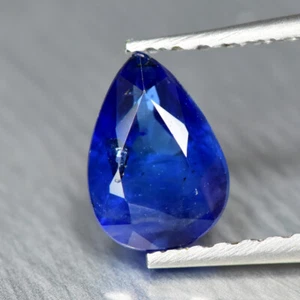 0.79Ct Pear Shape, Genuine Natural Blue Sapphire _ Madagascar - Picture 1 of 1