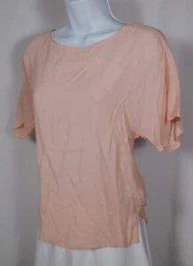 Blusa viscosa para mujer BANANA REPUBLIC melocotón manga corta talla S - Imagen 1 de 5