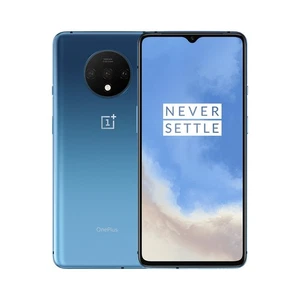Used OnePlus 7T, Fully Unlocked, 128GB, Blue, Poor Battery Capa + Screen Burn - Picture 1 of 3