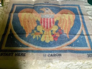 CARON Latch Hook Canvas Golden Eagle #3019 - Picture 1 of 3