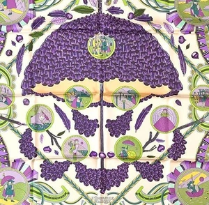 HERMES Carre 90 L'OMBRE MAGIQUE Bufanda de Seda Mantón Multicolor Sin Usar con Etiqueta de Caja - Imagen 1 de 5