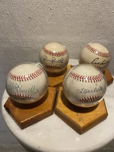 Phillies HOF Signed Baseball Lot. Schmidt, Carlton, Ashburn, Roberts - Picture 1 of 5