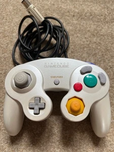 RARE Official Nintendo Gamecube Pearl White Controller Gamepad Game Pad DOL-003! - Picture 1 of 7