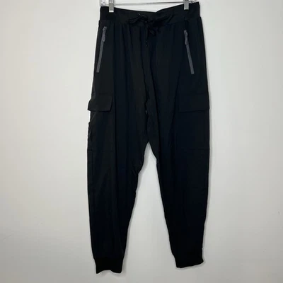 Pantalones de chándal Libin para mujer talla grande ropa deportiva negros senderismo secado rápido Foto 1 de 4