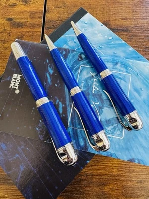 Montblanc Julio Verne Writers Edición Limitada Juego de 3 piezas (FP/BP/MP) 01516 Foto 1 de 4