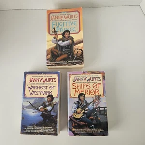 Janny Wurts Book Lot Ships Of Merior Warhost Fugitive Prince Paperback  - Imagen 1 de 11