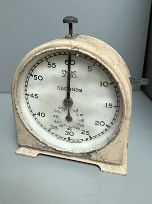 Smiths Timer Seconds English Clock Systems 1960's Vintage Chess Game Timer  - Image 1 of 4