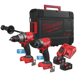 Milwaukee M18ONEPP2A3-502X 18V Fuel Brushless Kombi Bohr- & Schlagschrauber Set - Bild 1 von 10