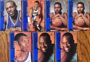 (7) 1996-97 SP Premier Prospects Rookies. Wright, Kittles, Rogers, Delk, Potapenko - Bild 1 von 2