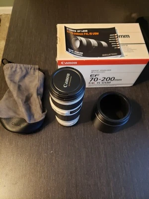 Canon 70-200mm F/4 L IS USM Telephoto Zoom, AF MOTOR NEEDS REPAIR - Image 1 of 4