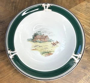 PURSUIT Vegetable Serving Bowl 9.25" Keltcraft Noritake Ireland Game Birds Hunt - Picture 1 of 2