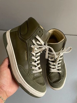 Tênis feminino Superdry Vintage Basket vegano cáqui/branco cano alto Reino Unido 5 eur 38 - Imagem 1 de 4