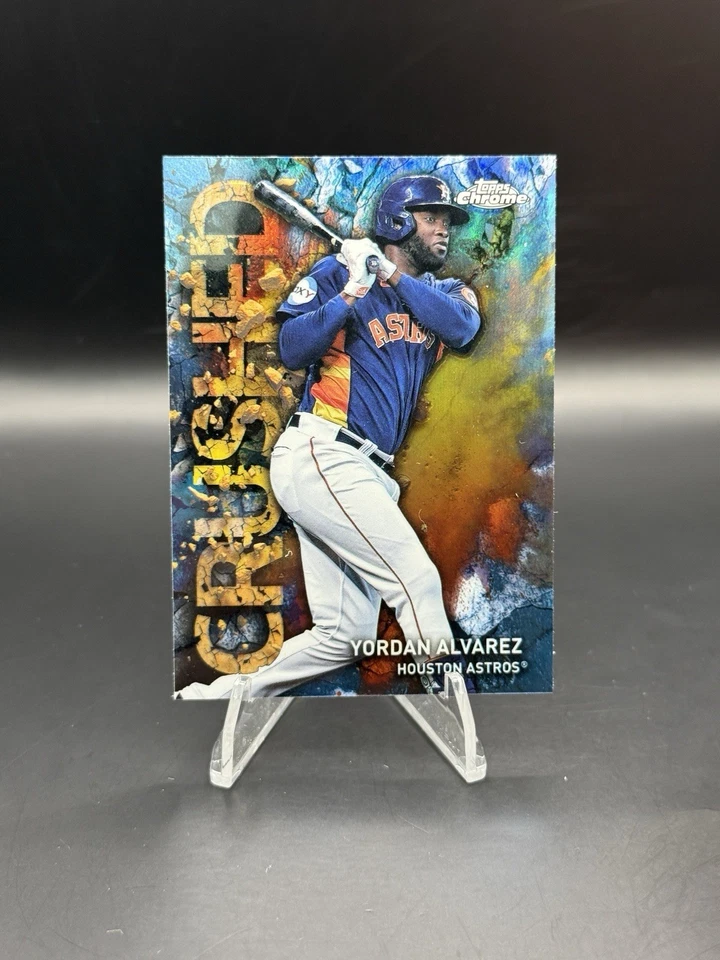 2023 Topps Chrome Crushed Yordan Alvarez #C-4 Houston Astros - Image 1 of 3