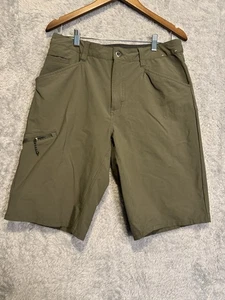 Pantalones Cortos de Senderismo Patagonia Para Hombre Talla 34 Quandary Carga Ligera Nylon Elástico Verde - Imagen 1 de 6
