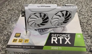 Zotac AMP White GeForce RTX 3060ti Grafikkarte GPU Top Zustand! - Bild 1 von 5