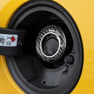 Cubierta de tapa de tanque de combustible anillo interior 100 % fibra de carbono para Ford Mustang 2024 - Imagen 1 de 5