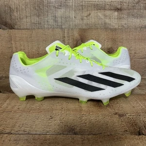 Adidas X Crazyfast + FG Fußballschuhe Herren Größe 7,5 weiß schwarz zitrone GY7377 NEU - Bild 1 von 13
