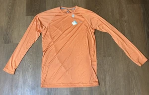 GenTeal Performance Herren Small Orange Langarm Oberteil Angeln Outdoor Shirt - Bild 1 von 7