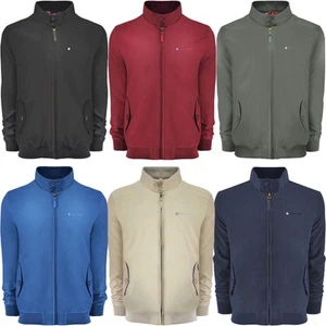 Lambretta Mens Target Logo Shower Resistant Casual Retro Harrington Jacket Coat - Picture 1 of 37