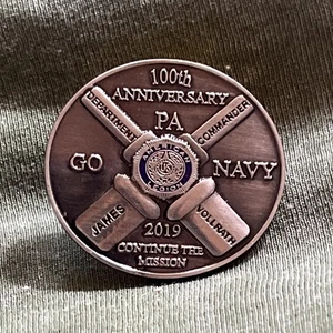100th Anniversary PA Go Navy 2019 Continue The Mission Pin American Legion - Bild 1 von 5