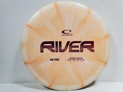 Latitude 64 River Fairway Driver Retro Orange 175 grams disc golf - Image 1 of 4