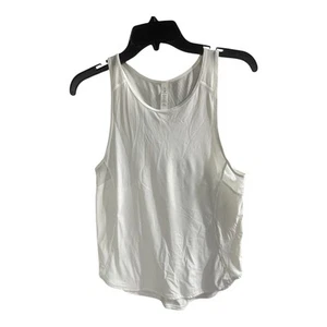 Lululemon Sculpt Tank II White Mesh Tank Top Size 4 Racerback Workout Summer - Picture 1 of 6