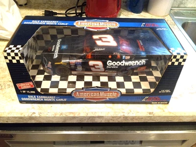 Ertl American Muscle 1/18 Goodwrench Black #3 Earnhardt Monte Carlo Diecast - Image 1 of 4