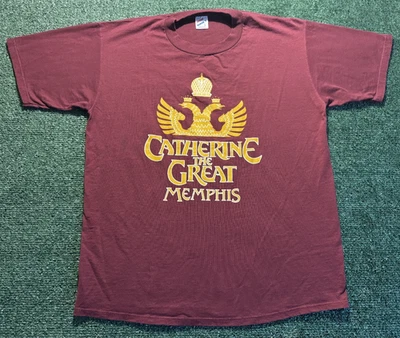 Camiseta De Colección Años 90 Jerzees Super T Catherine the Great Memphis (XL-46) Foto 1 de 4
