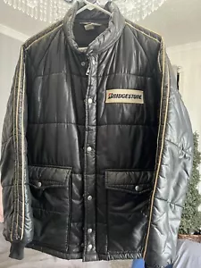 Giacca Bomber Vintage BRIDGESTONE Swingster Puffy OTTIME Condizioni Taglia: MED - Foto 1 di 6