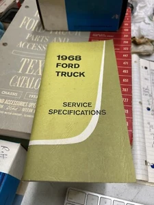 NEW ORIGINAL Vintage 1968 FORD TRUCK SERVICE SPECIFICATIONS Manual Book F100/350 - Picture 1 of 5