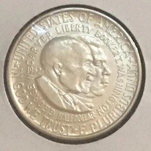 U.S. Washington Carver Silver Commem Half Gem BU 1952 - Picture 1 of 2