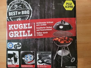 Kugelgrill Holzkohlegrill Standgrill Grill Grillwagen Rundgrill BBQ mit Rollen - Bild 1 von 1