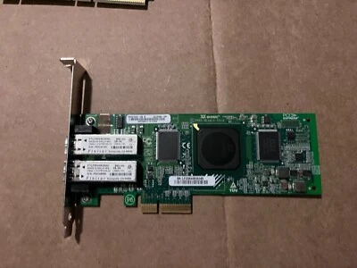 AE312A HP QLE2462 4Gbps 2-Port PCI-E Fiber Channel HBA QLE2462-HP PX2510401-69 - Image 1 of 4