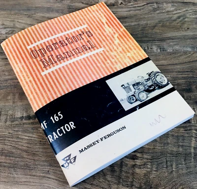 Mantenimiento manual de operación para operadores de tractores Massey Ferguson Mf 165 Foto 1 de 4
