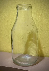 Vintage 1980 ~ 8" große Klarglas Gewürz Flasche - Bild 1 von 4