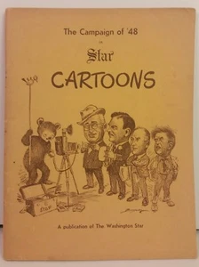 Washington Star Präsidentschaftskampagne '48 Cartoons Truman Dewey - Bild 1 von 8