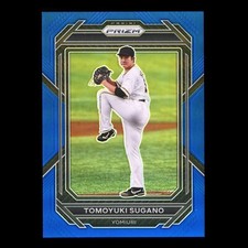 Tomoyuki Sugano 2023 Panini Prizm Blue Yomiuri Giants 127/149