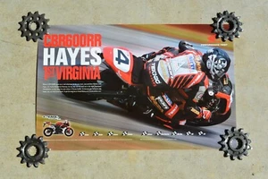 CBR600RR Hayes 1st Virginia Poster Shop Sign Team Honda Ride Red Ad 9610 Z5 - Picture 1 of 7