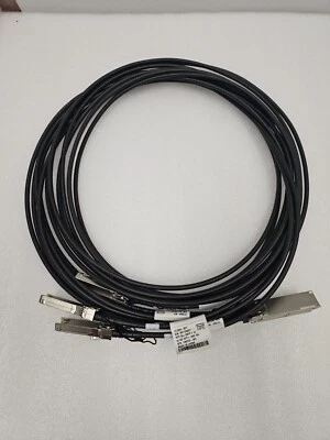 HPE BLc  QSFP+ to 4x 10Gb SFP+ 1m DAC Cable - SPS: 74970-001 - Image 1 of 4