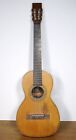 Rare guitare acoustique antique C. BRUNO NEW YORK à haut plat. Magnifique !