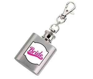 Bride Silver Mini Flask - Picture 1 of 1