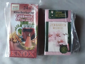 German Crottendorfer Knox Hot Wine Punch & Zen Garden Cone Incense - Lot of 2 - Picture 1 of 2