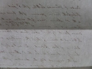 SPRINGFIELD MILL WILLIAM BALSTON PAPER MAKER WATERMARKED WATERMARK WHATMAN KENT - Picture 1 of 4