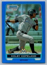 2012 Bowman Draft Picks & Prospects Chrome Blue Refractors Kolby Copeland